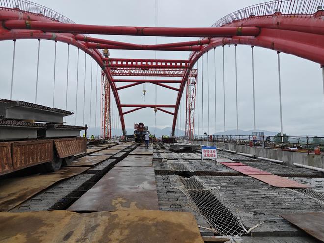 卢川检查八一大桥项目施工安全(图2)