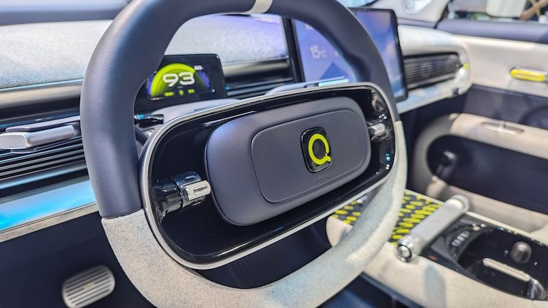 实拍全新奇瑞QQ 融入纯电驱动与智能座舱技术(图3)